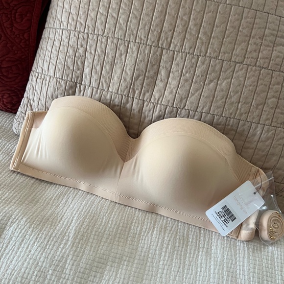 LIVELY The No-Wire Strapless Toasted Almond Strapless Bra - Picture 11 of 16